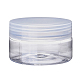 プラスチックビーズコンテナ  コラム  透明  4.2x6.7cm  容量：80ml（2.7液量オンス） CON-D004-5