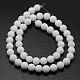 Natural White Jade Beads Strands G-D695-6mm-2