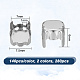 Universale 280 pz 2 colori 201 impostazioni in acciaio inossidabile da cucire sui poli STAS-UN0051-88-3