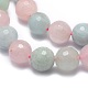 Chapelets de perles en morganite naturelle G-G792-31C-3