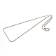 Classic Plain 304 Stainless Steel Mens Womens Ball Chain Necklaces STAS-M174-007-2