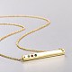 925 Sterling Silver Bar Necklaces NJEW-BB32315-5