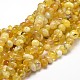 Brins de perles de pépites d'opalite jaune naturelle G-J337-15-1