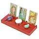 Wooden Tarot Card Display Stands ODIS-WH0029-53-1