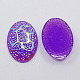 Electroplate Resin Cabochons CRES-MSMC002-44-2