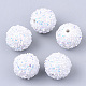 Acrylic Beads SACR-T345-01B-M-2