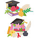 Graduierung Thema Kohlenstoffstahl Stanzformen Schablonen&nbsp;DIY-WH0309-1761-1