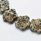 Natural Dalmatian Jasper Beads Strands G-G748-04B-3