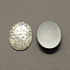 Oval Resin Cabochons CRES-R130E-01-1