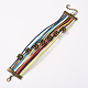 La cire colorée cordon bracelets multi-brins BJEW-JL100-02-3