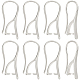 30 de las PC de bronce ganchos pendiente&nbsp;KK-BBC0022-67-1