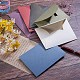 紙封筒  結婚式の招待状の封筒  DIYギフト用封筒  長方形とジュートのより糸  ミックスカラー  15.4x10.5x0.06cm  1~2mm  約25m /ロール DIY-CP0001-02-7