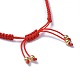 Bracciali di perline intrecciati con filo di nylon regolabile BJEW-JB04431-4