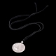 Collier pendentif arbre de vie en quartz rose naturel avec corde en nylon NJEW-H009-03-03-3