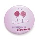 Breast Cancer Awareness Month Tinplate Brooch Pin JEWB-G016-01P-04-1