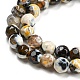 Dyed Natural Fire Crackle Agate Beads Strands G-G007-01A-4