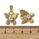 Подвески из нержавеющей стали 304 с паве из кубического циркония STAS-P406-04G-3