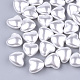 Eco-Friendly ABS Plastic Imitation Pearl Beads X-OACR-T012-15B-1