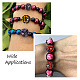 Mega Pet 60Pcs 15 Colors Polymer Clay Rhinestone Beads RB-MP0001-01-8