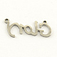 Fashionable Stainless Steel Word Charms STAS-R059-20-2