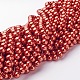 Glass Pearl Beads Strands X-HY-8D-B79-3