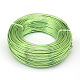 丸アルミ線  曲げ可能なメタルクラフトワイヤー  DIYジュエリークラフト作成用  芝生の緑  6ゲージ  4mm  16m / 500g（52.4フィート/ 500g） AW-S001-4.0mm-08-1