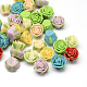 Handmade Polymer Clay Flower Beads CLAY-Q221-10-1