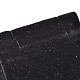 ウッドネックレス矩形ディスプレイ  ベルベットで覆われた  ロングチェーンネックレスディスプレイスタンド  ブラック  11~17x5.5x5.5cm NDIS-L001-12B-3