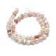 Chapelets de perles en agate naturelle de fleurs de cerisier X-G-I213-23-8mm-2