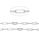 304 Stainless Steel Paperclip Chains CHS-O010-03P-4