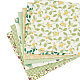 Tissu en coton à motif floral DIY-WH0181-77-1
