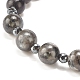 Ensemble de bracelets extensibles en perles de bois naturel BJEW-JB07948-02-7