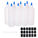 Pandahall 16 Unze Quetschflaschen mit Deckel Farbe Pigment Aufbewahrungsflasche Twist Caps mit Markierungsstift DIY-PH0027-12-1