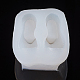 Zapatos con forma de moldes de silicona X-DIY-WH0167-21-1