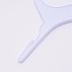 プラスチックハンガー  ペット用品  ホワイト  14.5x18.5x0.4cm AJEW-WH0162-17A-2