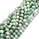 Chapelets de perles en chrysocolle naturelle G-E576-04A-1