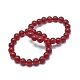 Bracciali elasticizzati con perle di giada naturale BJEW-K212-A-036-1