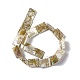 Brins de perles de coquille d'eau douce naturelles de style drawbench SHEL-F003-02-3