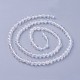 Brins de perles de topaze blanche naturelle X-G-F619-28-4mm-2