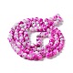 Chapelets de perles en verre peint brossé & cuisant GLAA-S176-09-4