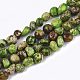 Brins de perles de jaspe impérial naturel X-G-S355-09A-1