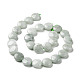 Chapelets de perles naturelles de jade du Myanmar/jade de Birmanie G-C238-12B-3