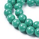 Chapelets de perles en turquoise synthétique G-E525-10mm-03-3