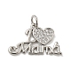Mother's Day Heart with Word I Love Mama Charms KK-A200-14P-1