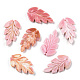 Natural Pink Shell Pendants SSHEL-H068-02-6