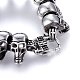 304 Stainless Steel Link Bracelets BJEW-L631-16AS-2