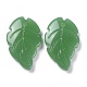 Baking Paint Imitation Jade Glass Pendants EGLA-M027-01A-03-2
