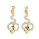 Латунные микро проложить кубического циркония подвески KK-L243-29G-04-1