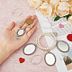 Set di gioielli con bouquet da sposa con perle finte super scoperte BJEW-FH0001-01A-3