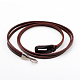 Imitation Leather Two Loops Wrap Bracelets BJEW-N0011-033A-2